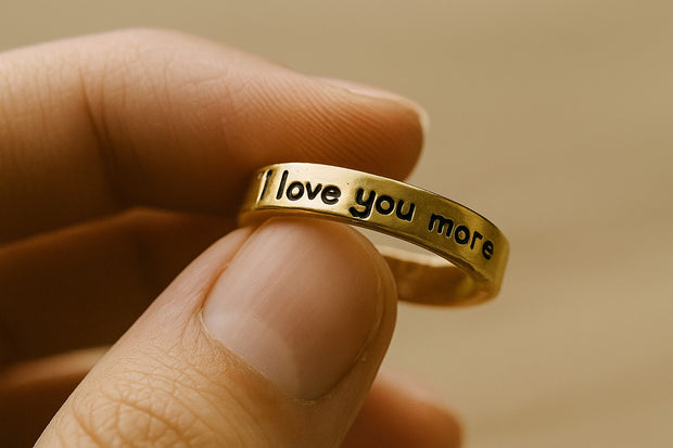 High Qualtiy Golden Plated Metal Ring for Women and Men